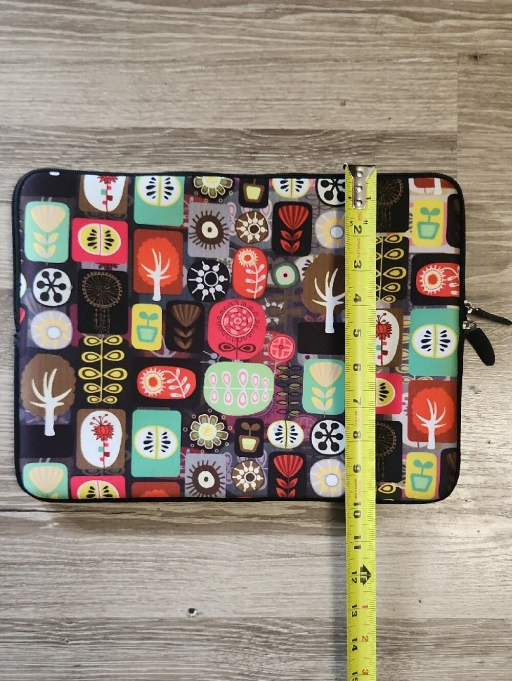 Neoprene Double Zip Tablet Carrying Case 10×13 Inch With Handles EUC